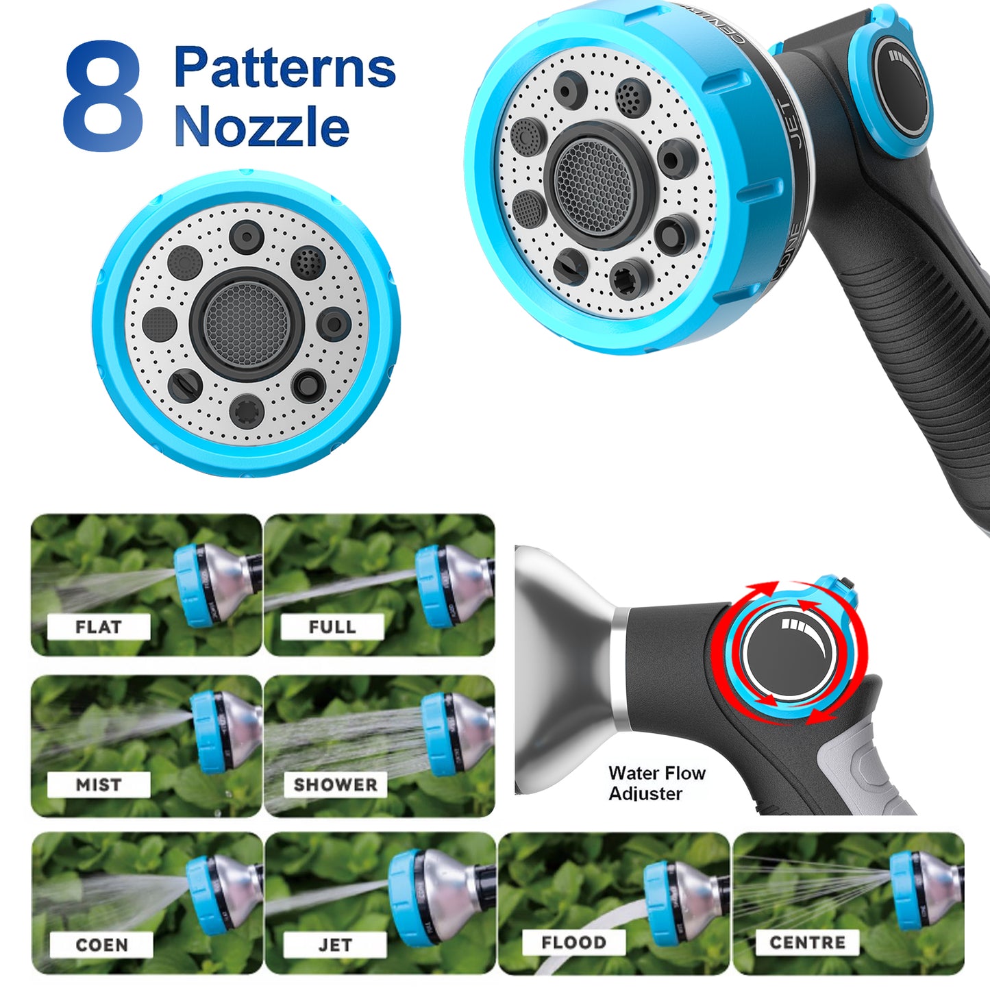 Wall Mount Retractable Garden Hose Reel-30m
