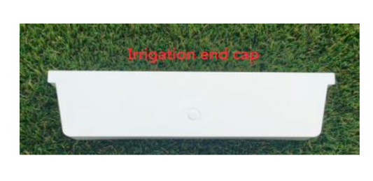 fodder tray gutter end cap
